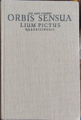 kniha Orbis sensualium pictus quadrilinguis Přetisk vydání z roku 1685, Albatros 1989