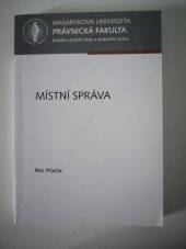 kniha Místní správa , Masarykova univerzita 2021