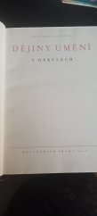 kniha Dějiny umění v obrysech , Melantrich 1951