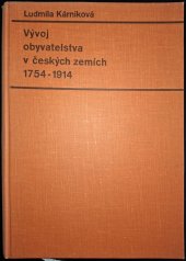 kniha Vývoj obyvatelstva v českých zemích 1754-1914, Československá akademie věd 1965