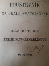 kniha Poustevník na skále svatojanské, Posel z Prahy 1870