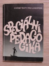 kniha Cvičné texty pro logopedii, Tobiáš 1994