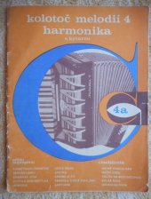 kniha Kolotoč melodií 4 - harmonika s kytarou, Supraphon 1968