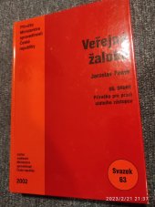 kniha Veřejná žaloba. Díl druhý, - Příručka pro práci státního zástupce, Institut vzdělávání Ministerstva spravedlnosti České republiky 2002