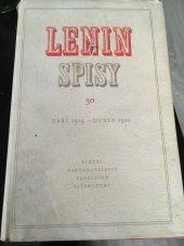 kniha Spisy. Sv. 30, - Září 1919-duben 1920, SNPL 1955