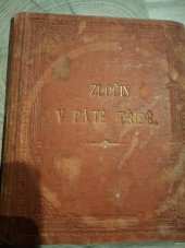 kniha Zločin v páté třídě román, Národní listy 1888