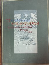 kniha Národopisná výstava českoslovanská v Praze 1895 hlavní katalog a průvodce, Nákladem Výkonného výboru 1895