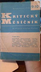 kniha Kritický měsíčník 9-10/1941, Fr. Borový 1941