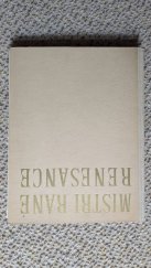 kniha Mistři rané renesance , Orbis 1942