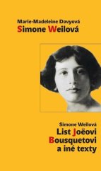 kniha Simone Weilová List Joeovi Bousquetovi a iné texty, Hronka 2017