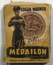 kniha Měděný medailon detektivní román, V. Naňka 1948