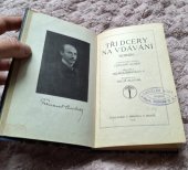 kniha Tři dcery na vdávání román, F. Šimáček 1919