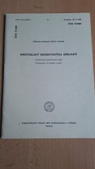 kniha Názvosloví geodetických základů Československá státní norma 73 0401, Vydavatelství ÚNM, Praha 10 - Hostivař  1974