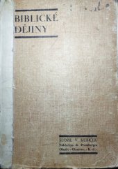 kniha Biblické dějiny, R.Promberg 1941