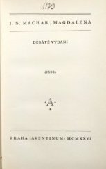 kniha Magdalena [1893], Avicenum [O. Štorch-Marien] 1926