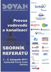 kniha Provoz vodovodů a kanalizací sborník referátů : Ostrava, 1. a 2. listopadu 2011, Medim 2011