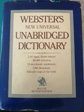 kniha Webster's New universal unabridged dictionary Deluxe Second edition, Dorset & Baber 1983