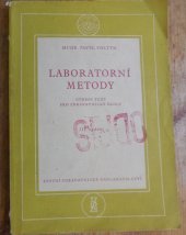 kniha Laboratorní metody učební text pro zdravot. školy oboru zdravot. sester, dětských sester a porodních asistentek, SZdN 1958