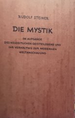 kniha Die Mystik im Aufgange des Neuzeitlichen Geisteslebens und Ihr Verhältnis zur modernen Weltanschauung, Der Kommende Tag 1924