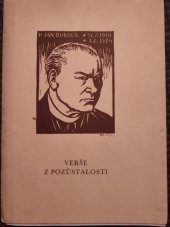 kniha Verše z pozůstalosti, Salve Regina 1994