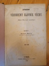 kniha Stručný všeobecný slovník věcný (malý slovník naučný), I.L. Kober 1874