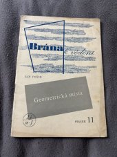 kniha Geometrická místa, Jednota československých matematiků a fysiků 1950