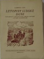 kniha Letopisy lidské duše vzpomínky z dětství : (Ráj), básně, povídky a úvahy filosofické, G. Čáp 1933