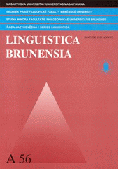 kniha Sborník prací Filozofické fakulty brněnské univerzity., Masarykova univerzita 2008