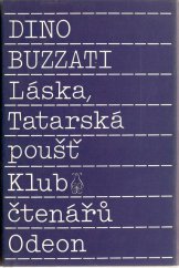 kniha Láska Tatarská poušť, Odeon 1989