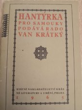 kniha Hantýrka pro samouky, SNKLU 1965