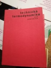 kniha Technická termodynamika, Československá akademie věd 1960