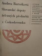 kniha Slovanské depoty železných předmětů v Československu, Academia 1986