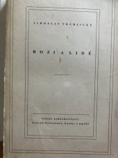 kniha Bozi a lidé, Státní nakladatelství krásné literatury 1953