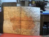 kniha Generální mapa okresního hejtmanství Horš.Týnského měřítko 1:220000, neuveden 1900