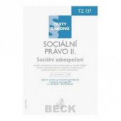 kniha Sociální právo 2 právní stav ke dni 1. června 2009 : [úplné znění právních předpisů s názvy paragrafů a věcným rejstříkem]., C. H. Beck 2009