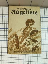 kniha Nagetiere bei uns und draußen, Kosmos Bändchen 1932