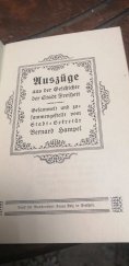 kniha Auszuge aus der Geschichte der Stadt Freiheit , Franz Feix 1925
