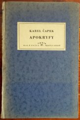 kniha Apokryfy, Adolf Synek 1932