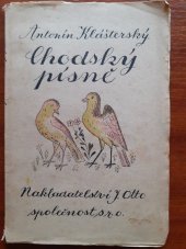 kniha Chodský písně, J. Otto 1926