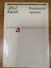 kniha Porodnické operace, Avicenum 1976
