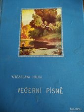 kniha Večerní písně Básně, Kurs o úpravě knihy, poř. Technolog. museum 1914
