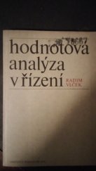 kniha Hodnotová analýza v řízení, Institut řízení 1982