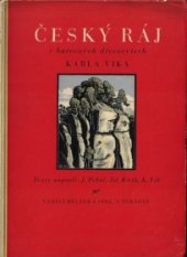 kniha Český ráj v barevných dřevorytech Karla Vika, Müller a spol. 1930