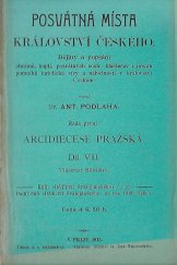 kniha Posvátná místa Království českého VII. - vikariát Slánský, Dědictví sv. Jana Nepomuckého 1913