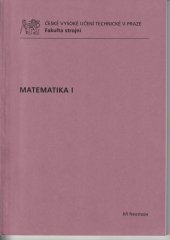 kniha Matematika I, České vysoké učení technické 2013