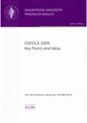 kniha Cofola 2009 - key points and ideas, Masarykova univerzita 2009