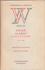 kniha Básně alarmy a rány na buben 1931-1932, Československý spisovatel 1951