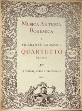 kniha Musica Antiqua Bohemica 5 Edice staré české hudby, SNKLHU  1956