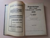 kniha Repertorium obcí a osad Československé republiky 1929, s.n. 1929