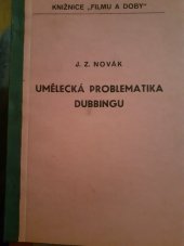 kniha Umělecká problematika dubbingu, Ediční sbor Československého filmu 1960